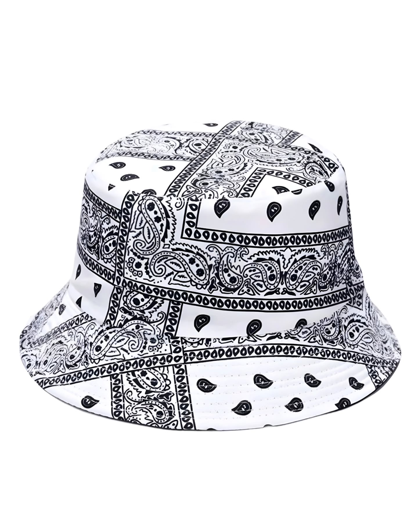 gorro sombrilla blanco estampado bacteria