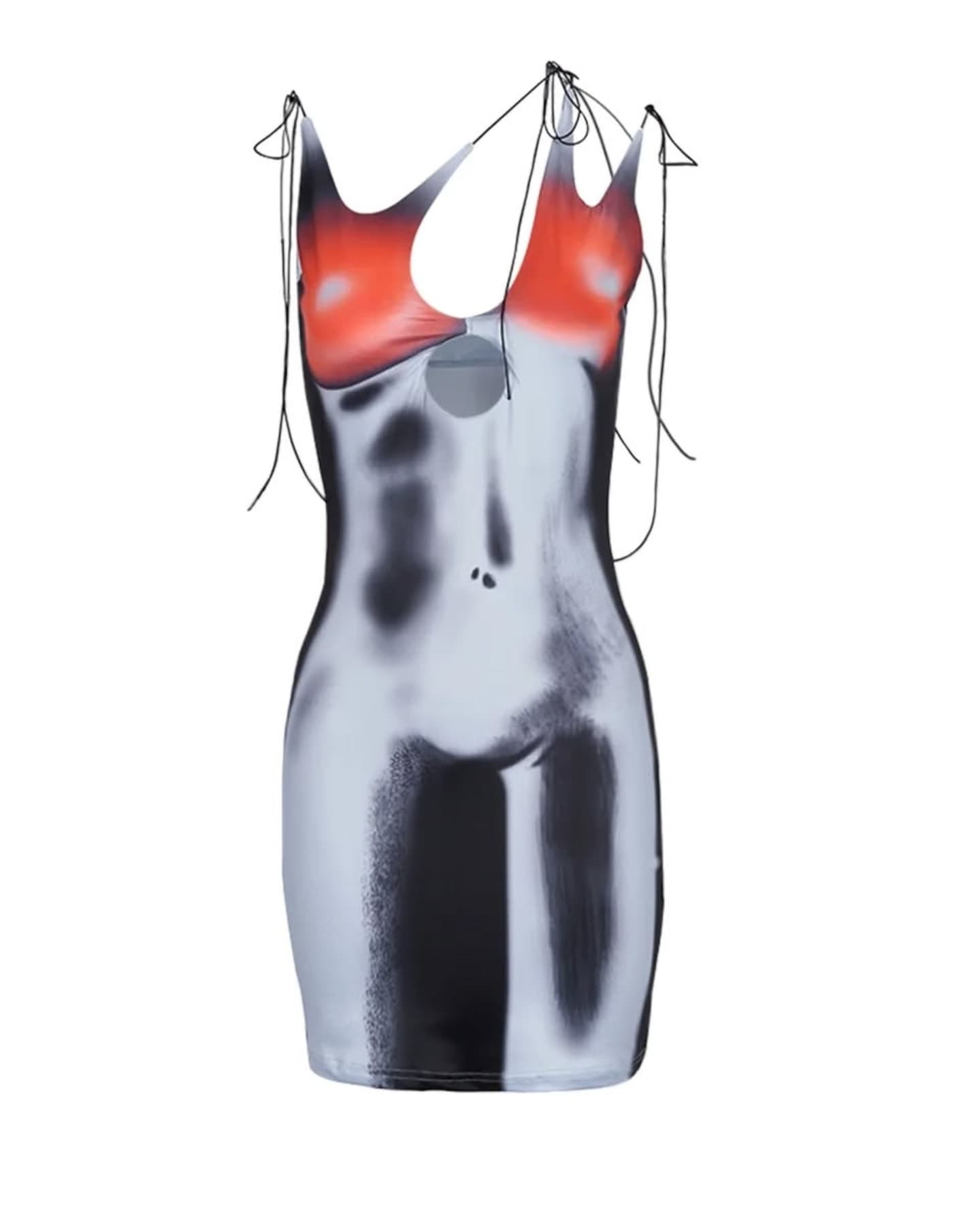 Vestido corto cuerpo térmico