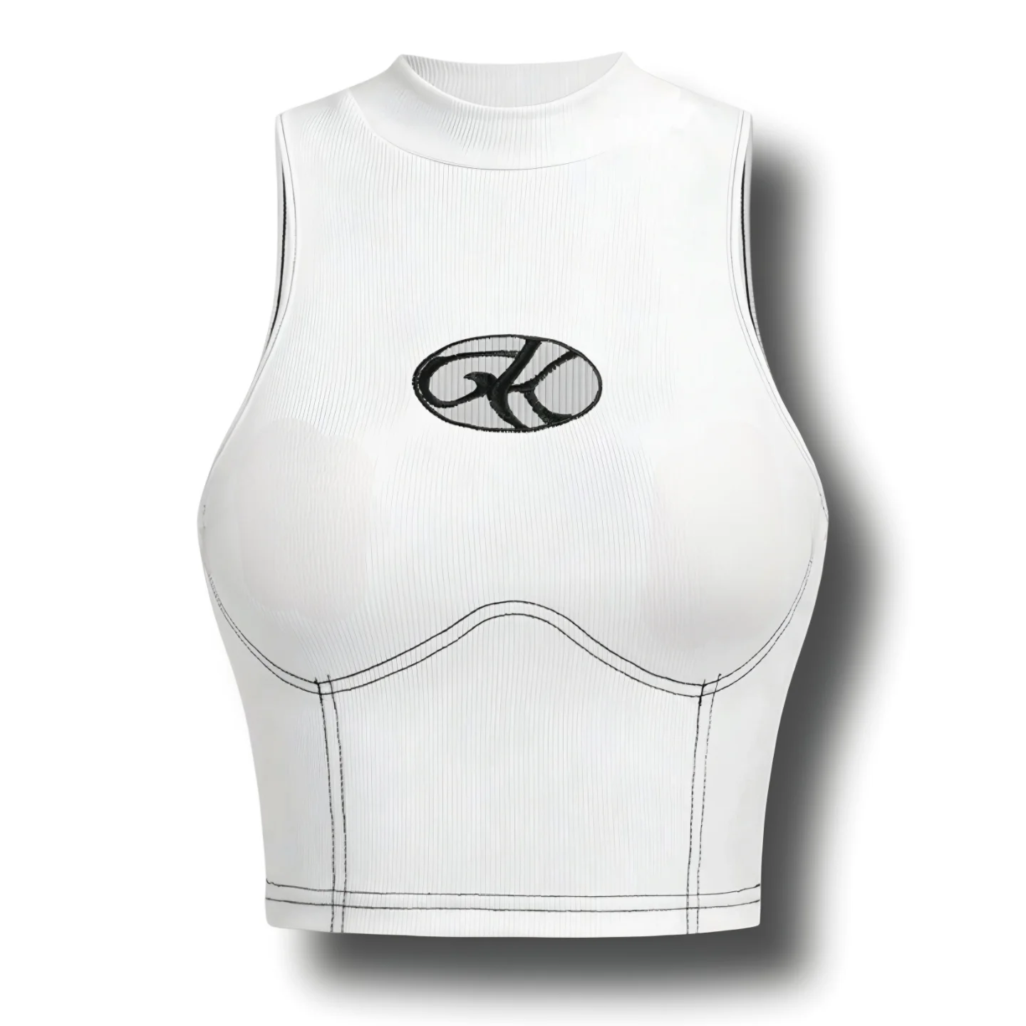 Top Sin Mangas Blanco Tipo Diesel