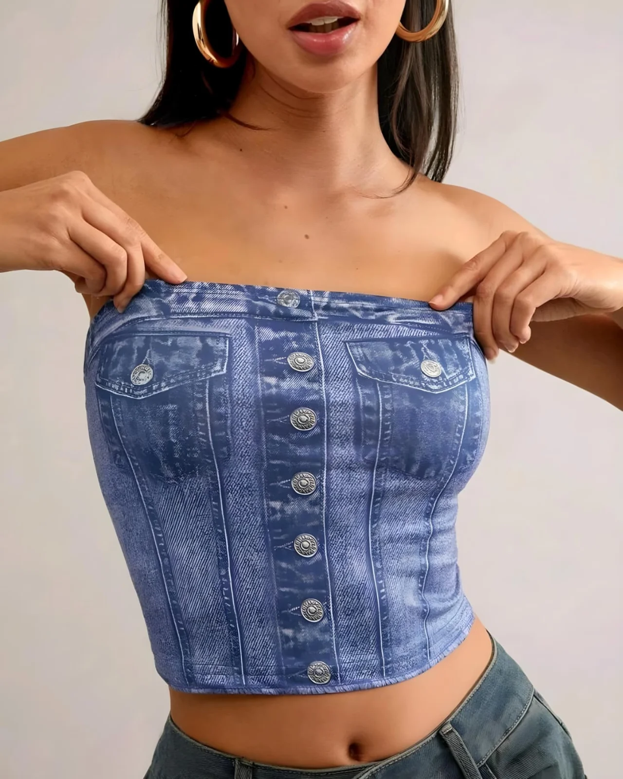 Top Sencillo Imitación De Jean