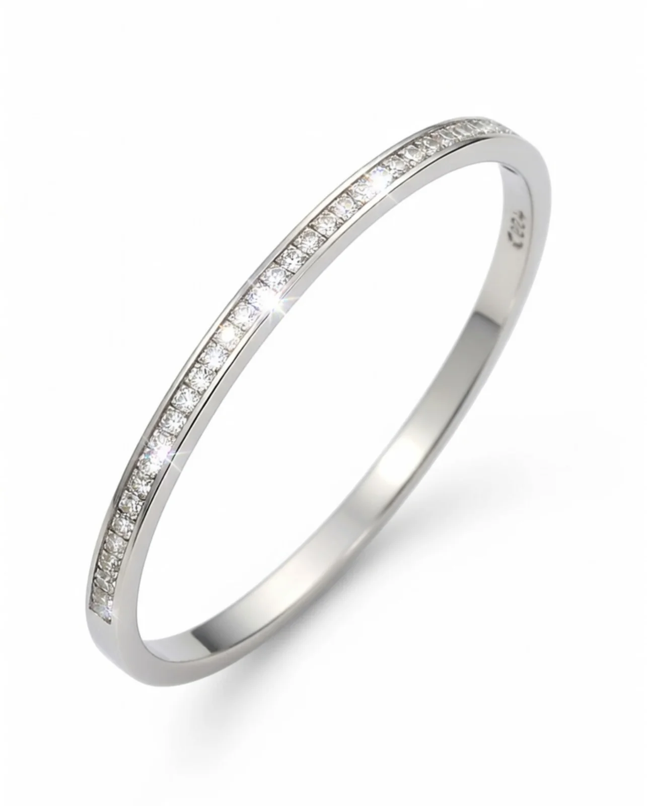 Pulsera De Acero Con Brillos